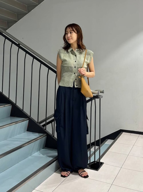 アシンメトリースリムショルダーBAG