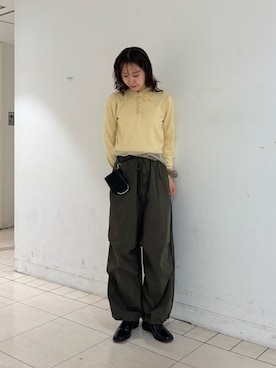 「アイテム（財布）」を使った、ひらのさん（レディース・167cm）の秋コーディネート