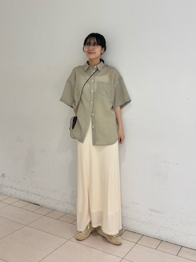 「KBF（ケイビーエフ）のアイテム（シューズ）」を使った、ひらのさん（レディース・167cm）の春コーディネート