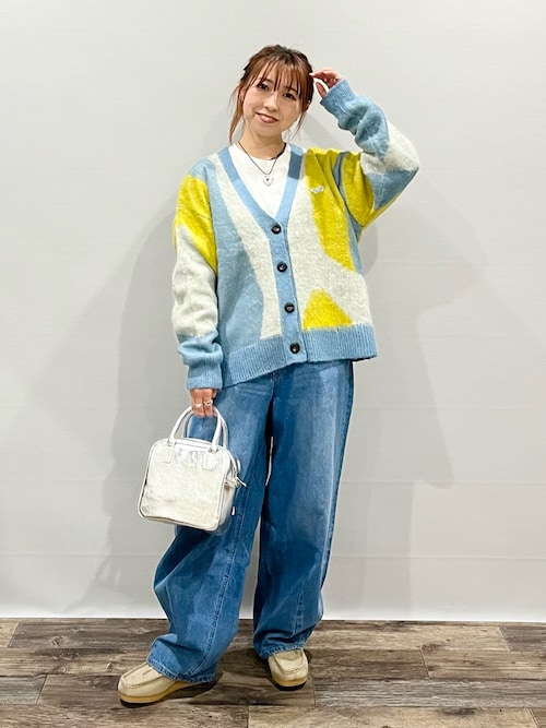 Naoエクストラオーディナリー　ペイズリーカーディガン PENNEYS（ぺニーズ）別注シャギージャガードVネックカーディガン