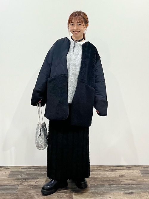 セール】ボアキルトパッチワークブルゾン（ブルゾン）｜coen（コーエン