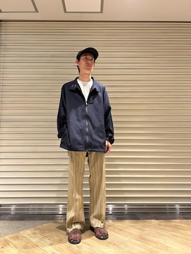 「URBAN RESEARCH（アーバンリサーチ）のアイテム（キャップ）」を使った、yusakuさん（メンズ・170cm）の春コーディネート