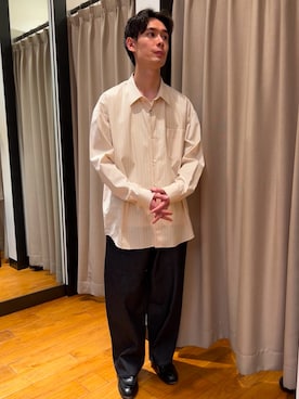 「THOMAS MASON（トーマス メイソン）のアイテム」を使った、yusakuさん（メンズ・170cm）の冬コーディネート