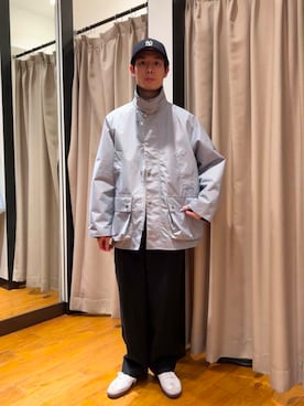 「URBAN RESEARCH（アーバンリサーチ）のアイテム（ナイロンジャケット）」を使った、yusakuさん（メンズ・170cm）の冬コーディネート