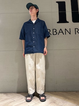 「SHAKA（シャカ）のアイテム」を使った、yusakuさん（メンズ・170cm）の夏コーディネート