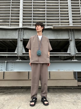 「SHAKA（シャカ）のアイテム」を使った、yusakuさん（メンズ・170cm）の夏コーディネート