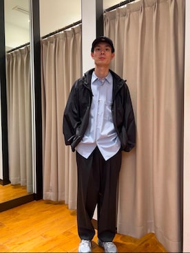 「URBAN RESEARCH（アーバンリサーチ）のアイテム（ナイロンジャケット）」を使った、yusakuさん（メンズ・170cm）の春コーディネート