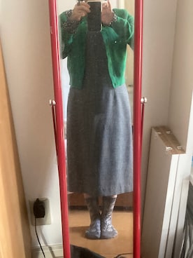 「UNTITLED（アンタイトル）のアイテム（ワンピース/ドレス）」を使った、円さん（レディース・149cm）の秋コーディネート