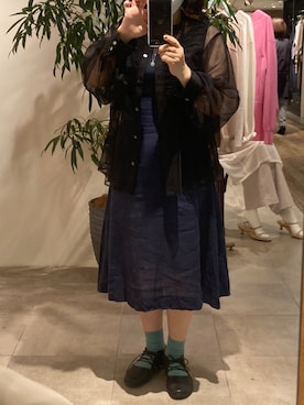 「RBS（アールビーエス）のアイテム（トップス）」を使った、円さん（レディース・149cm）の春コーディネート