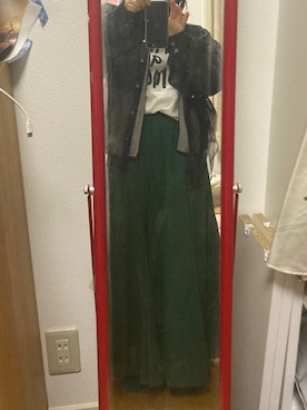 「RBS（アールビーエス）のアイテム（トップス）」を使った、円さん（レディース・149cm）の春コーディネート