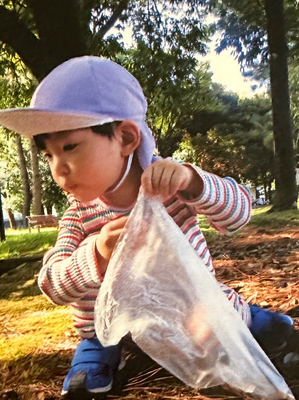「イフミー、IFME」｜「小松の服屋さんのアイテム（ルームウェア/パジャマ、ピンク系）」を使った、haruasa さん（キッズ・80cm）の冬コーディネートの1枚目の写真