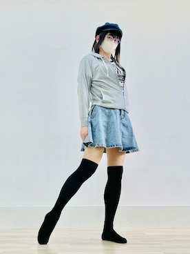 「キャップ女子」｜さくら🌸さん（レディース・168cm）の秋コーディネート