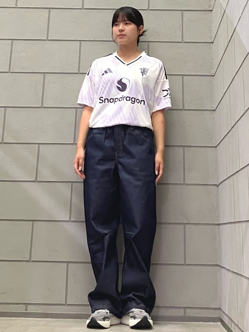adidas ワイドデニムパンツ 大人気 ☆adidas☆ DENIM ADIBREAK ジーンズ ワイドパンツ
