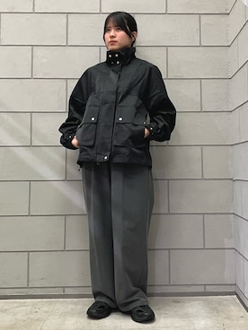 「adidas by Stella McCartney（アディダスバイステラマッカートニー）のアイテム（スニーカー）」を使った、SAさん（レディース・160cm）の冬コーディネート