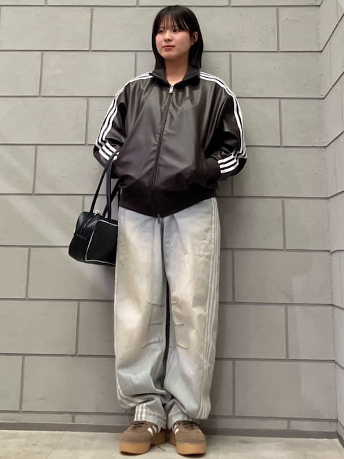 Adilenium シーズン 3 バナナフィット ウォッシュドデニムパンツ