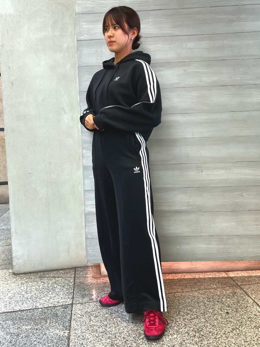 adidas ブラック ワイドパンツ サイズ28 楽天市場】アディダスオリジナルス アディカラー ワイドパンツ