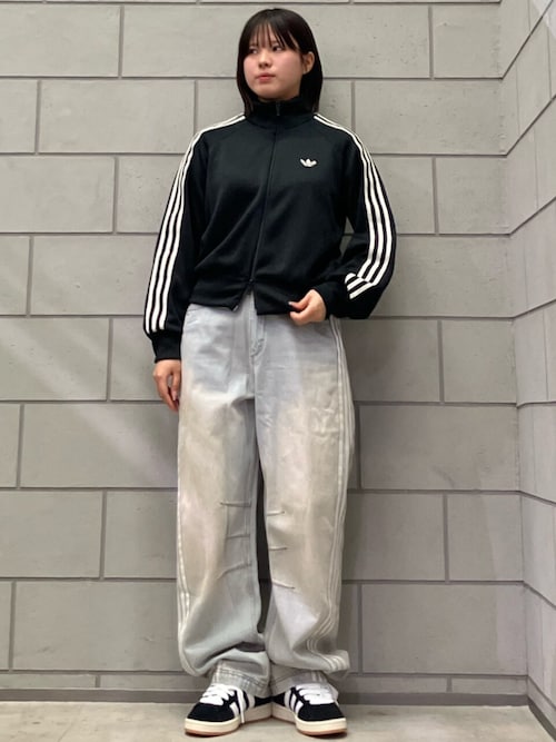 Adilenium シーズン 3 バナナフィット ウォッシュドデニムパンツ