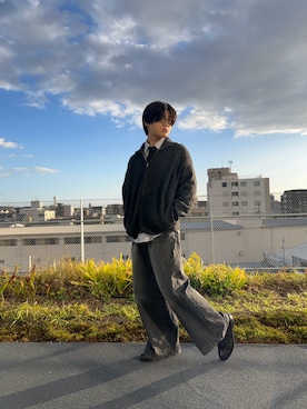 「アイテム（フォーマルスーツ/小物）」を使った、ゆまさん（メンズ・172cm・20代）の秋コーディネート