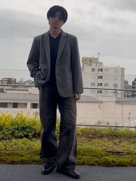 「アイテム（ファッション雑貨）」を使った、ゆまさん（メンズ・172cm）の秋コーディネート