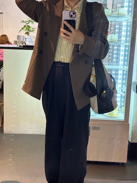 「Andemiu（アンデミュウ）のアイテム」を使った、maomaoさん（レディース・161cm）の秋コーディネート