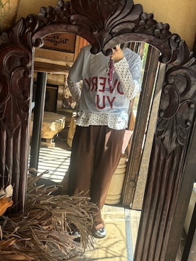 「common gull products.（コモンガルプロダクツ）のアイテム」を使った、maomaoさん（レディース・161cm）の春コーディネート