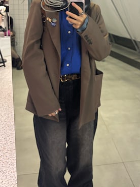 「アイテム（テーラードジャケット）」を使った、maomaoさん（レディース・161cm）の秋コーディネート