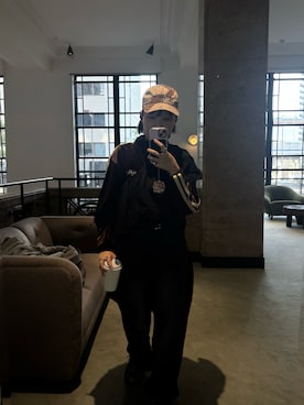 「ajouter flow（アジューテフロー）のアイテム」を使った、maomaoさん（レディース・161cm）の冬コーディネート