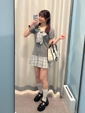 「OLIVE des OLIVE（オリーブデオリーブ）のアイテム」を使った、ひなさん（骨格ウェーブ・レディース・163cm）の春コーディネート