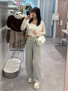 「アイテム（アンサンブル）」を使った、ひなさん（レディース・163cm）の夏コーディネート