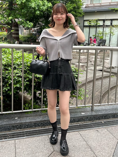 セール】ダブルジップラインニット（ニット/セーター）｜one after