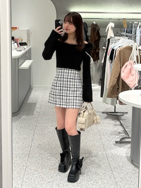 ひなさん（レディース・163cm）の冬コーディネート