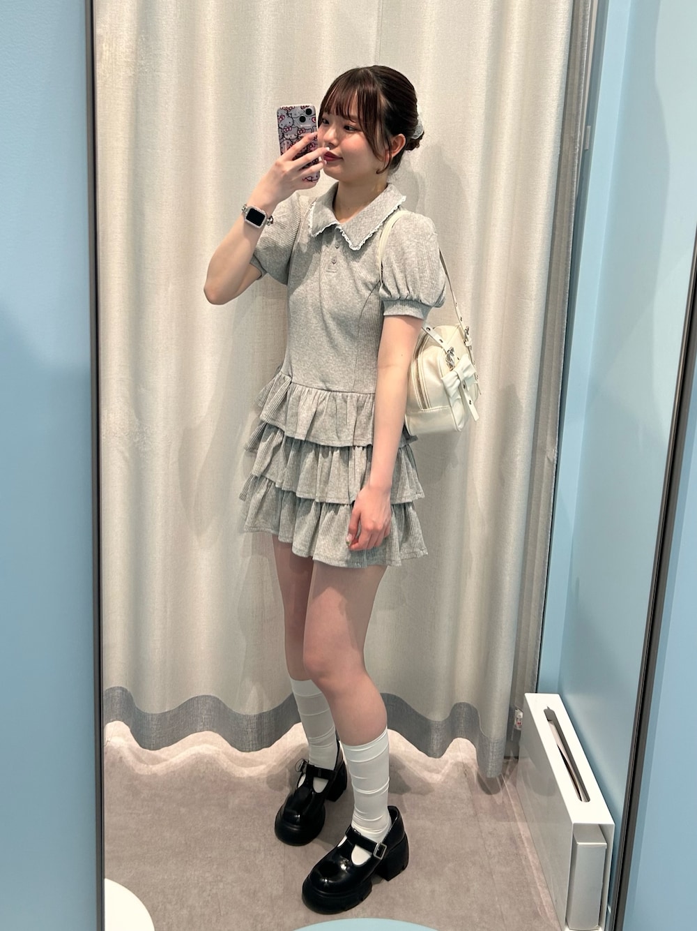 OLIVE des OLIVE（オリーブデオリーブ）の「ティアードミニ