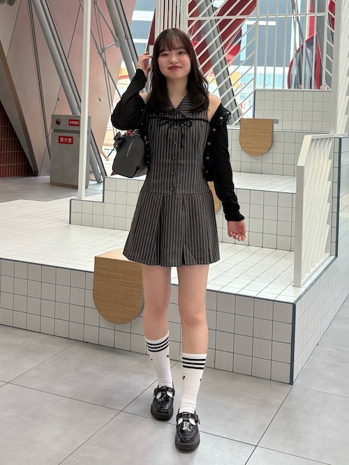 OLIVE des OLIVE ノースリーブシャツミニワンピース ボレロ セット SNS