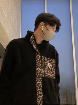 「STUSSY（ステューシー）のアイテム（ブルゾン）」を使った、kiichiさん（メンズ・178cm）の春コーディネート