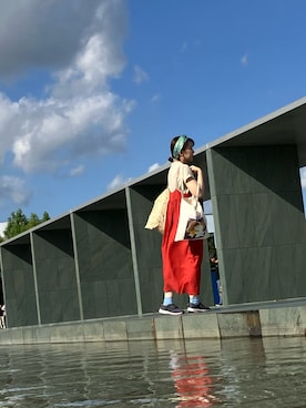 「アイテム（ワンピース）」を使った、KANOさん（レディース・153cm）の秋コーディネート