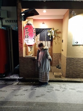 「haco!（ハコ）のアイテム」を使った、KANOさん（レディース・153cm）の冬コーディネート