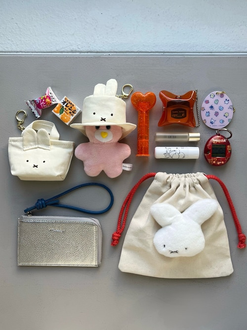 MIFFY 70th NIJNTJE マスコット巾着 ブルーナブルー ミッフィ