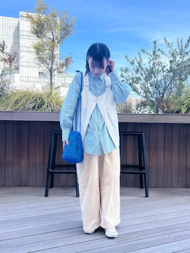 n m kさん（レディース・158cm）の冬コーディネート