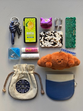 「アイテム（その他小物）」を使った、n m kさん（レディース・158cm）の秋コーディネート