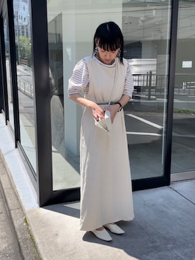 「お財布バッグ」｜n m kさん（レディース・158cm）の夏コーディネート