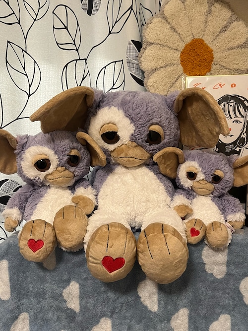 GREMLINS グレムリン】ギズモ ライラックグレーHeart 35cm（おもちゃ