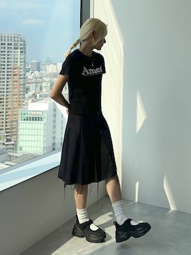 「AMESWORLDWIDE（アメスワールドワイド）のアイテム」を使った、ｱﾕﾐさん（レディース・165cm）の春コーディネート