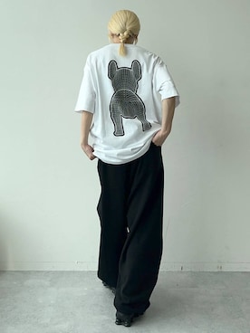 「LIFE WORK（ライフワーク）のアイテム（トップス）」を使った、ｱﾕﾐさん（レディース・165cm）の夏コーディネート