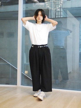 「SECOND/LAYER（セカンドレイヤー）のアイテム」を使った、Ryutaroさん（メンズ・168cm）の夏コーディネート