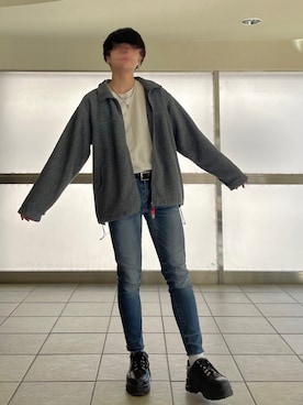 「SILVER BULLET（シルバーバレット）のアイテム（アクセサリー）」を使った、きいろさん（メンズ・173cm）の秋コーディネート