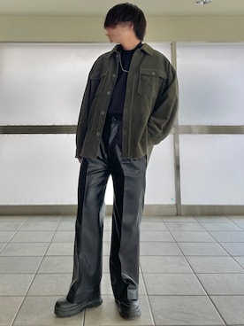 「epnok（エプノック）のアイテム（ブルゾン）」を使った、きいろさん（メンズ・173cm）の春コーディネート