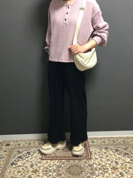 ワッフルカットソー のレディース人気ファッションコーディネート Wear