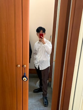 「Dr. Martens（ドクターマーチン）のDr.Martens / ドクターマーチン 1461 3EYE GIBSON SHOE 3ホール ギブソン シューズ ブーツ（ブーツ）」を使った、shuhei2020shuheiさん（メンズ・165cm）の秋コーディネート