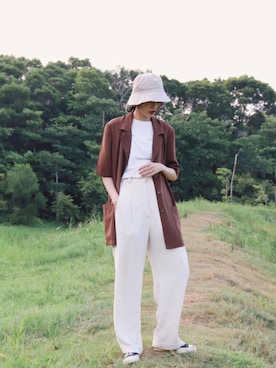 「crane（クレイン）のアイテム」を使った、Jさん（レディース・163cm）の秋コーディネート