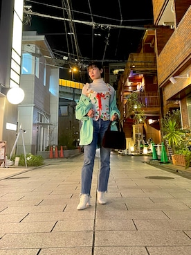 デニムパンツを使った 二子玉川 のレディース人気ファッションコーディネート Wear